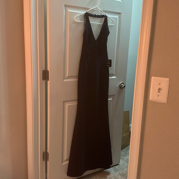 Gorgeous Navy Blue Lulus Gown - Picture 7 of 7